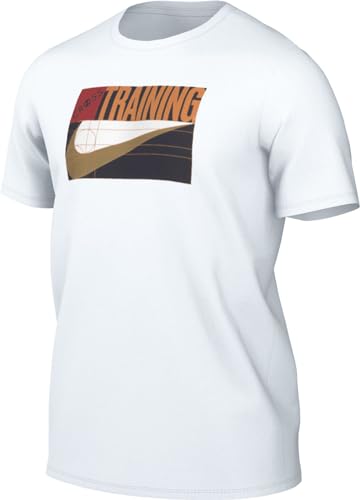 Nike Df Tee Rlgd Xtrain DNA Herren Bluse, White, M Nike Df Tee Rlgd Xtrain DNA Herren Bluse, White, M von Nike