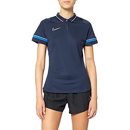 Nike Dri-FIT Academy Women's Soccer Polo, royal blue/white/obsidian/white, XS von Nike