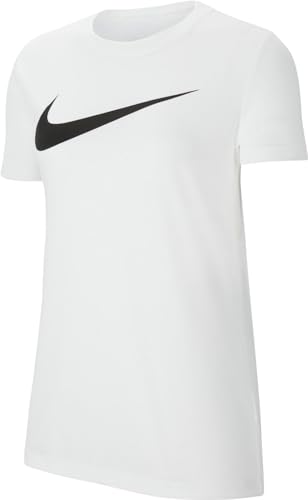 Nike Damen W Nk Df Park20 Tee Hbr T-Shirt, White/Black, M EU von Nike