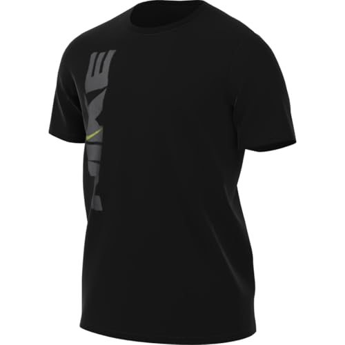 Nike Dri-Fit-Fitness-T-Shirt Für Herren, Black, HF6147-010, XL von Nike