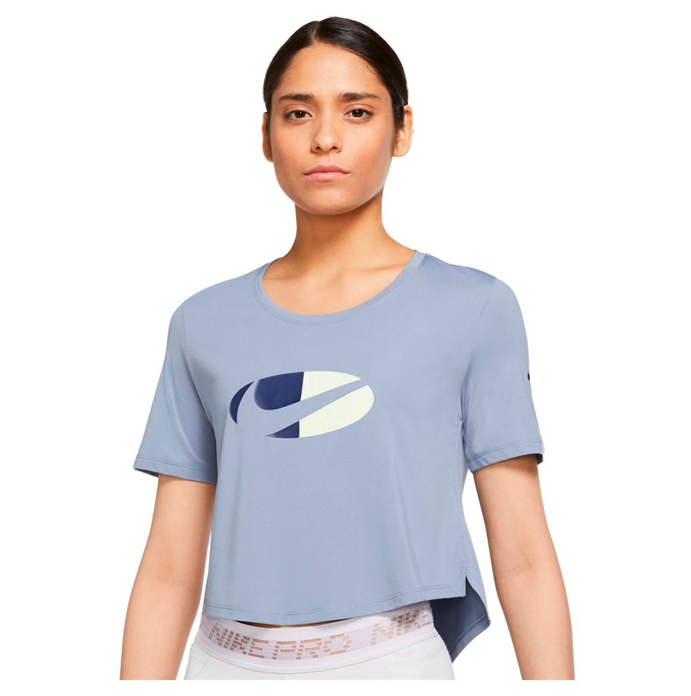 Nike Dri Fit One Cropped Short Sleeve T-shirt Blau M Frau von Nike