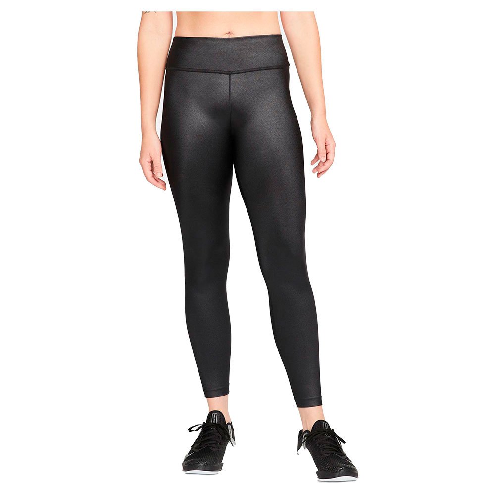 Nike Dri Fit One Mid-rise Shine Leggings Schwarz XS Frau von Nike