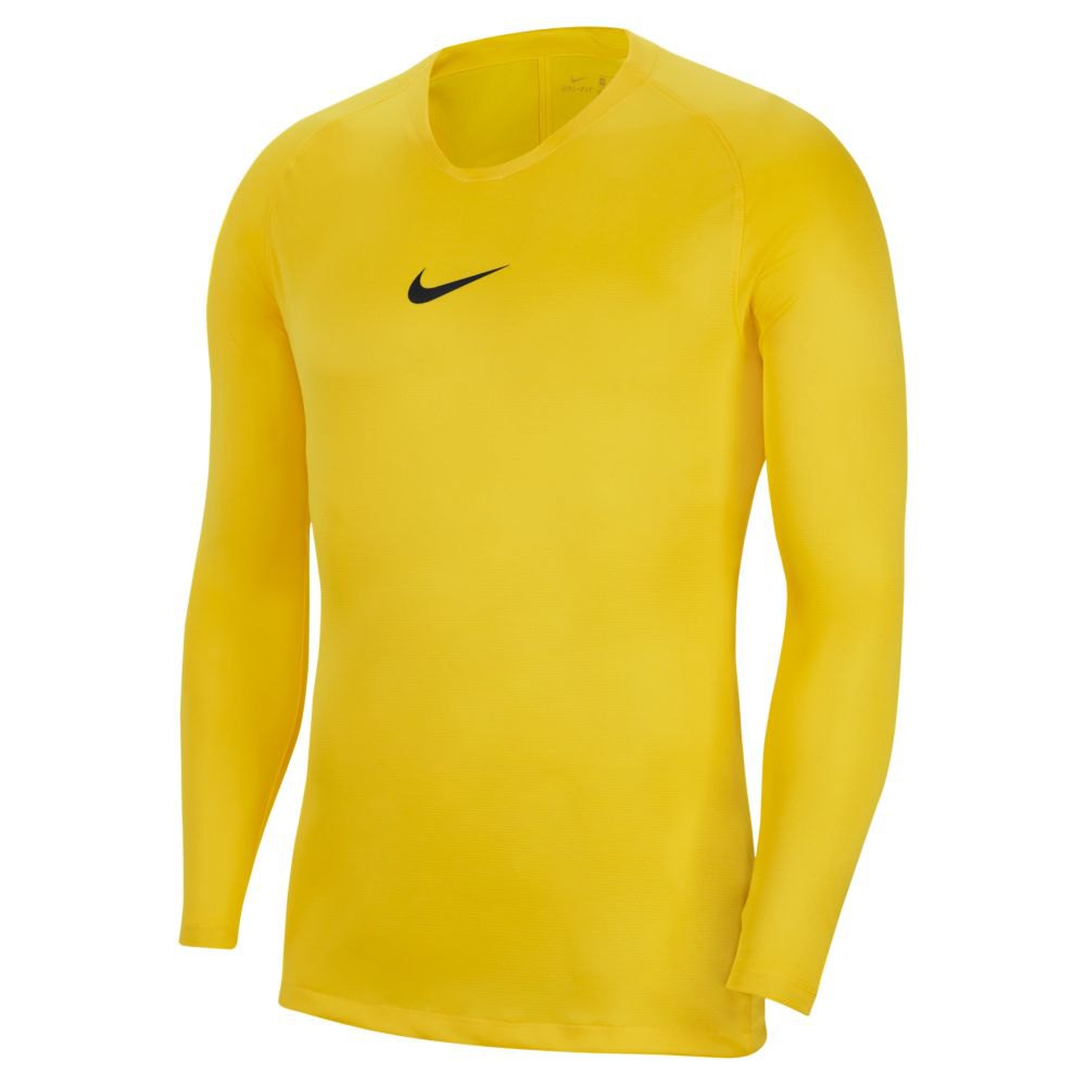 Nike Dri Fit Park First Layer Long Sleeve T-shirt Gelb S Mann von Nike