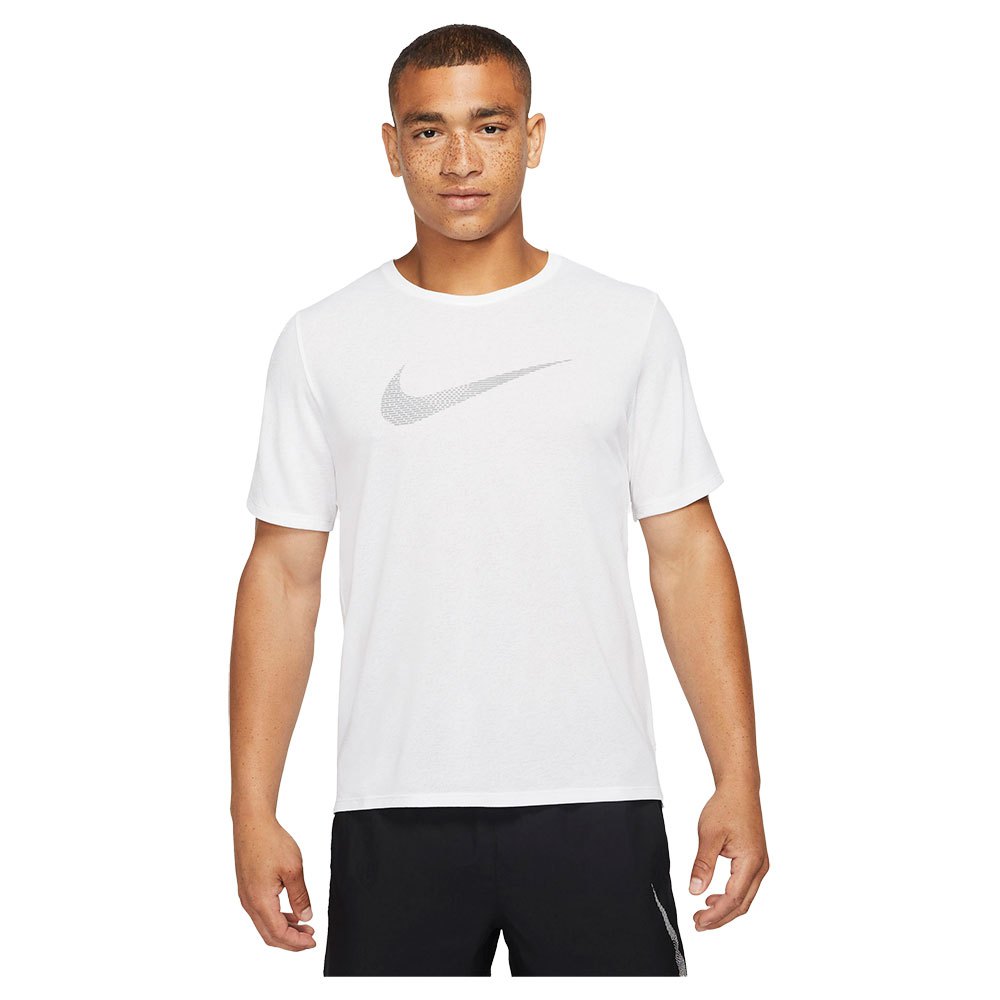 Nike Dri Fit Run Division Miler Hybrid Short Sleeve T-shirt Weiß XL Mann von Nike