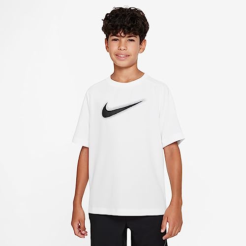 Nike Unisex Kinder Dri-fit Multi T-Shirt, Weiß, L EU Nike Unisex Kinder Dri-fit Multi T-Shirt, Weiß, L EU von Nike