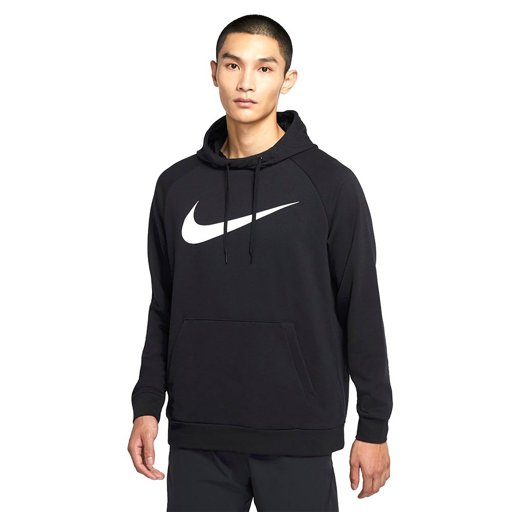 Nike Dri-fit Swoosh Hoodie Schwarz M / Regular Mann von Nike