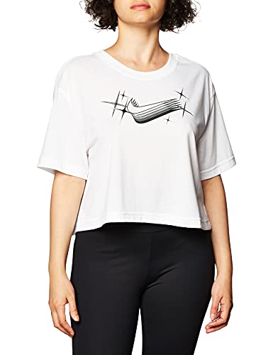 Nike Dry Db Goddess 2 Crop T-Shirt White S von Nike