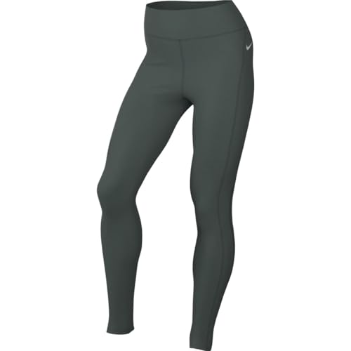 Nike Epic Fast Lauf-Leggings Mit Tasche Und Mittelhohem Bund Für Damen, Vintage Green/Reflective Silv, CZ9240-338, L von Nike