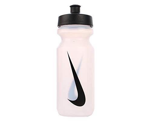 Nike Erwachsene Big Mouth Water Bottle Trinkflasche, mehrfarbig (Clear/Black), 650 ml von Nike