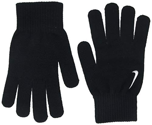 Nike Erwachsene Swoosh Knit Handschuhe, Black/White, S/M Nike Erwachsene Swoosh Knit Handschuhe, Black/White, S/M von Nike