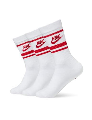 Nike Herren Hverdag Essential Socke, White/University Red/Universit, M EU Nike Herren Hverdag Essential Socke, White/University Red/Universit, M EU von Nike