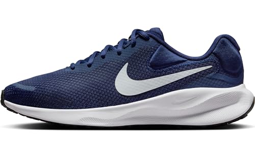 Nike FB2207 Revolution 7 Herren Midnight Navy/Pure Platinum-Black-White EU 41 von Nike