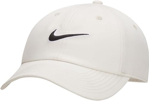 Nike FB5369-072 U NK Club Cap U CB SWSH L Hat Unisex Adult Light Bone/Black Größe M/L von Nike