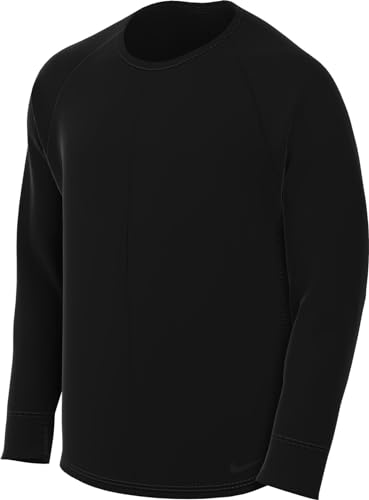 Nike FB7775-010 M NY DF STMT Jrsy Crew Sweatshirt Herren Black/Black Größe M von Nike