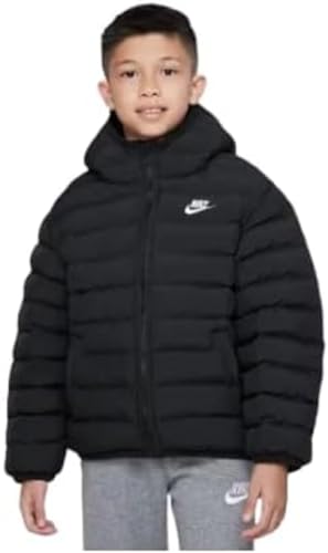 Nike FD2845-010 K NSW LOW SYNFL HD JKT Jacket Unisex BLACK/BLACK/WHITE Größe XS von Nike