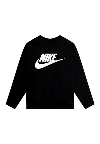 Nike FD2992-010 K NSW Club FLC Crew LS HBR Sweatshirt Unisex Black/White Größe S Nike FD2992-010 K NSW Club FLC Crew LS HBR Sweatshirt Unisex Black/White Größe S von Nike