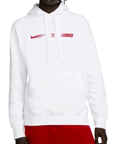 Nike FN4895-100 M NSW SI PO Hoodie FLC BB Sweatshirt Herren White Größe L von Nike