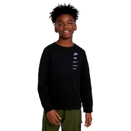 Nike FN7711-010 B NSW SI FLC Crew BB Sweatshirt Boy's Black Größe XS Nike FN7711-010 B NSW SI FLC Crew BB Sweatshirt Boy's Black Größe XS von Nike