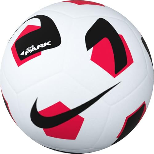 Nike FZ7551-100 NK Park Team - 2.0 - FA24 Recreational Soccer Ball Unisex White/Bright Crimson/Black Größe 4 von Nike