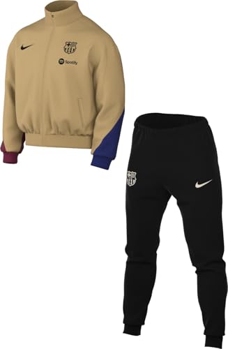 Nike Fc Barcelona Trainingsanzug Fcb M Nk Df Strk Trk Suit K, Club Gold/Noble Red/Black, FN9452-717, M von Nike