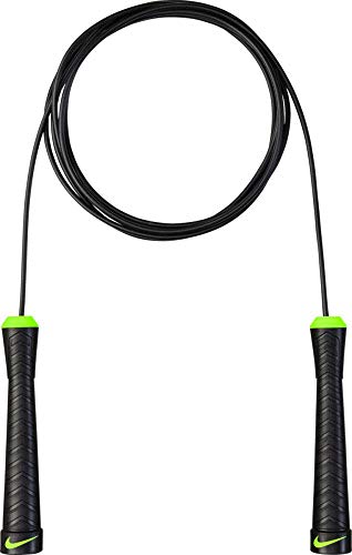 Nike 9339/56 Fundamental Speed Rope Springseil, Black/Volt, One Size von Nike