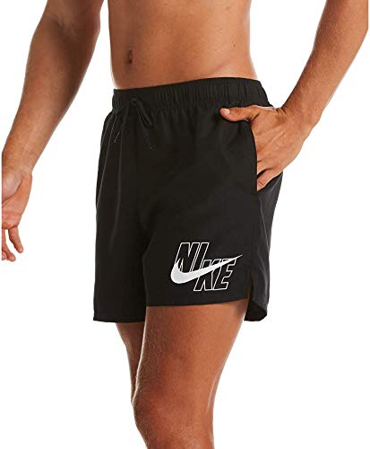 Nike Herren 5 Volley Kurze Schlauch Badeanzug, Schwarz, XS EU von Nike