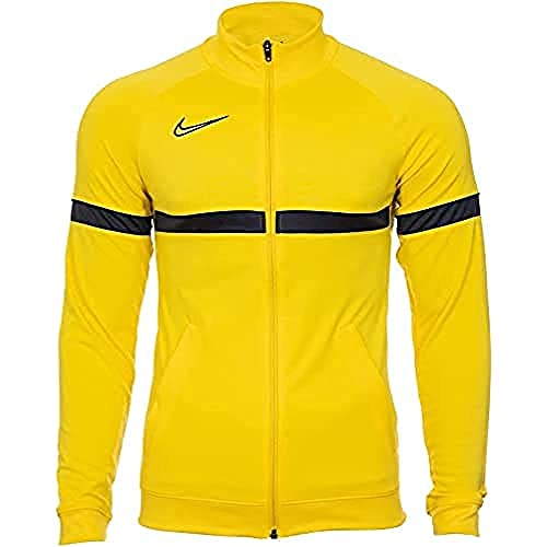 Nike Herren Academy 21 Knit Track Jacket Trainingsjacke, Tour Yellow/Black/Anthracite/Black, XXL von Nike