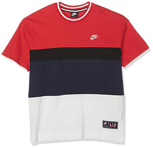 Nike Herren Air T-Shirt, University Red/Obsidian/Sail/Sail, L Nike Herren Air T-Shirt, University Red/Obsidian/Sail/Sail, L von Nike