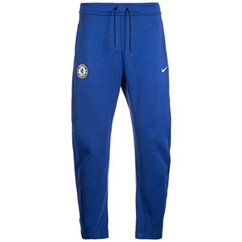 Nike Herren CFC M NSW TCHFLC AUT Pants, Rush Blue/White, L Nike Herren CFC M NSW TCHFLC AUT Pants, Rush Blue/White, L von Nike