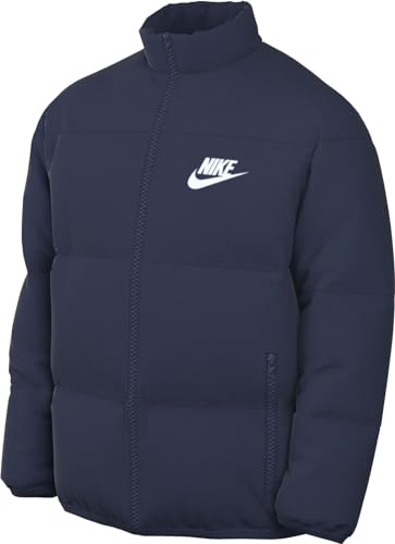 Nike Herren Club Puffer Jacke, Midnight Navy/White, M Nike Herren Club Puffer Jacke, Midnight Navy/White, M von Nike