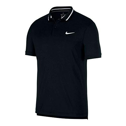 Nike Herren Court Dri-Fit Poloshirt, Black/White/White, 2XL Nike Herren Court Dri-Fit Poloshirt, Black/White/White, 2XL von Nike