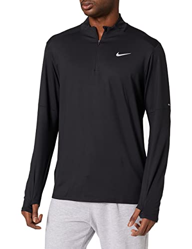 Nike Herren Df Elmnt Sweatshirt, Black/Reflective Silv, L Nike Herren Df Elmnt Sweatshirt, Black/Reflective Silv, L von Nike