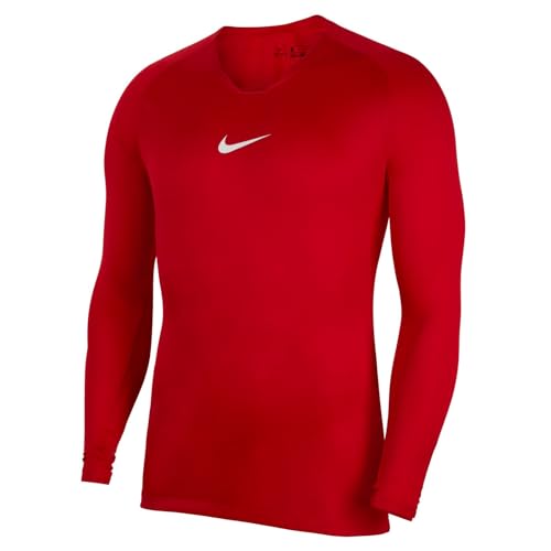 Nike Herren Dri-FIT Park First Layer Longsleeve, University Red/White, 2XL von Nike