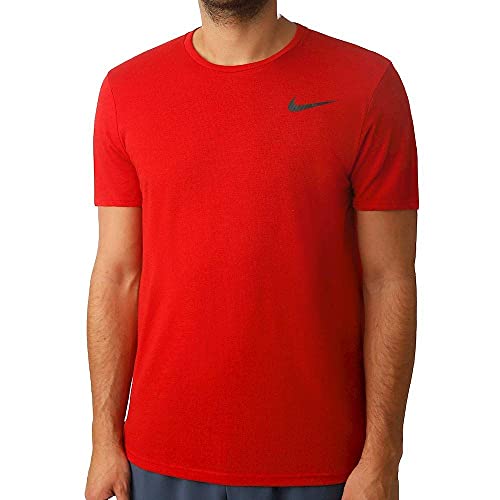 Nike Herren Dri-Fit Breathe T-shirt, University Red, XL Nike Herren Dri-Fit Breathe T-shirt, University Red, XL von Nike