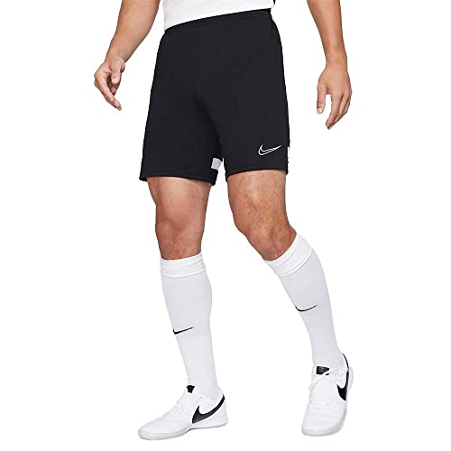 Nike Herren Dri-fit Academy Fußball-Shorts,Schwarz / Weiss / Weiss / Weiss,S von Nike