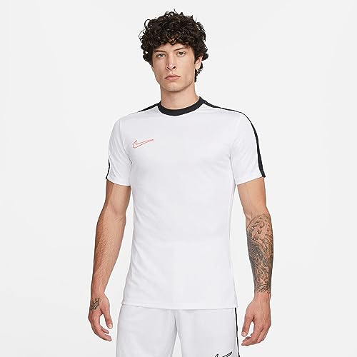 Nike Herren Dri-fit Academy23 T-Shirt, White/Black/Bright Crimson, L Nike Herren Dri-fit Academy23 T-Shirt, White/Black/Bright Crimson, L von Nike