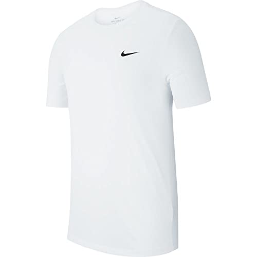 Nike Herren Dri-fit T shirt, Weiß / Schwarz, L EU von Nike