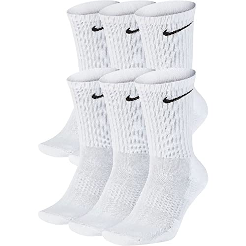 Nike Herren Everyday Cushioned Socken, White/Black, XL von Nike