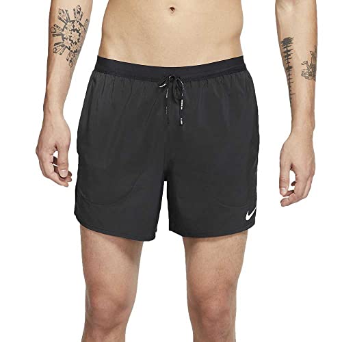 Nike Herren Flex Stride Shorts, Black/Reflective Silver, L von Nike