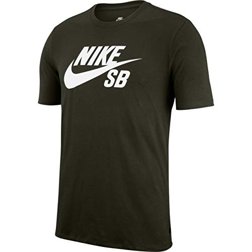 Nike Herren Herren T-Shirt Logo T-Shirt, Sequoia/Sequoia/White, XS, 821946 Nike Herren Herren T-Shirt Logo T-Shirt, Sequoia/Sequoia/White, XS, 821946 von Nike