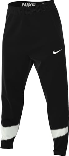 Nike Herren Hose M Nk Df FLC Pant Taper Energy, Black/Summit White, FB8577-010, L von Nike