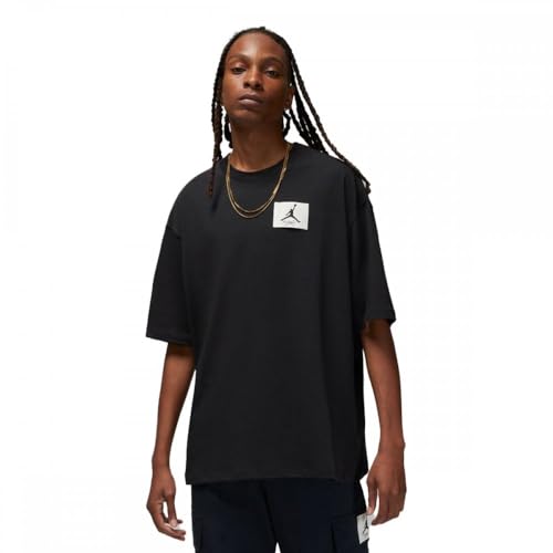 Nike Herren J Flt ESS Ovrsz Ss Crew T-Shirt, Schwarz, 3XL Nike Herren J Flt ESS Ovrsz Ss Crew T-Shirt, Schwarz, 3XL von Nike