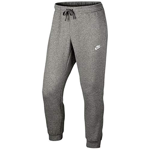 Nike Herren Jogger Fleece Club Trainingshose dk grey heather/White, S Nike Herren Jogger Fleece Club Trainingshose dk grey heather/White, S von Nike