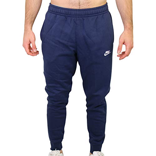 Nike Herren Sportswear Club Fleece Jogginghose, Midnight Navy/Midnight Navy/White, L EU von Nike