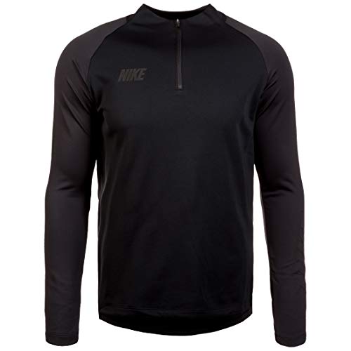 Nike Herren M NK Dry SQD DRIL TOP 19 Long Sleeved T-Shirt, Black, S von Nike