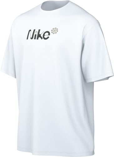 Nike Herren M Nk Sw Ss Shirt, White, FQ3766-100, L von Nike