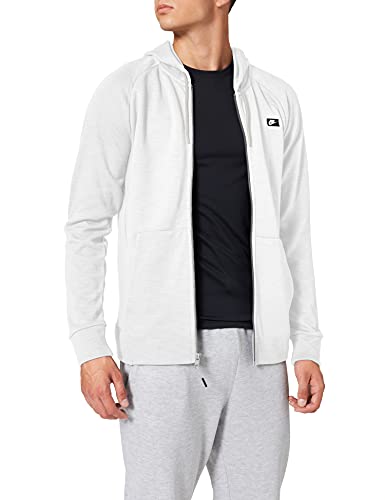 Nike Herren M Nsw Optic Hoodie Fz Full-Zip Optic Kapuzenjacke, weiß (sail/heather), L von Nike