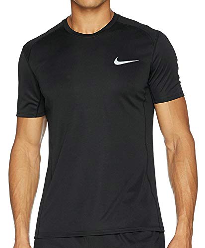 Nike Herren Miler Laufshirt, Schwarz (Black), L von Nike