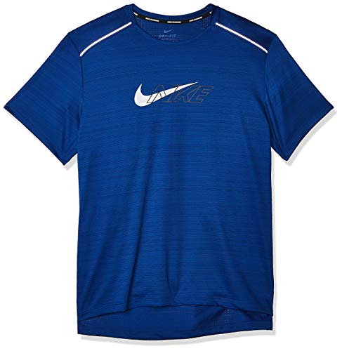 Nike Herren Milerleeve Flash Nv Shortsleeve, blau, S Nike Herren Milerleeve Flash Nv Shortsleeve, blau, S von Nike