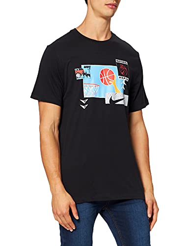 Nike Herren Oc Photo T-Shirt, Black, S Nike Herren Oc Photo T-Shirt, Black, S von Nike